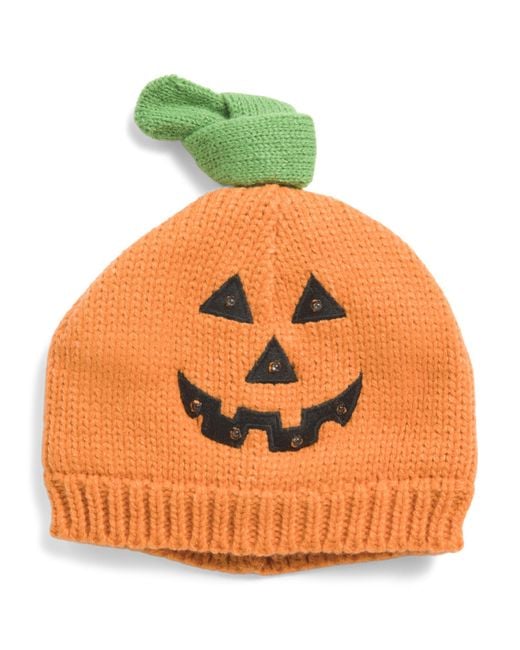 MARSHALLS Orange Pumpkin Led Crochet Hat
