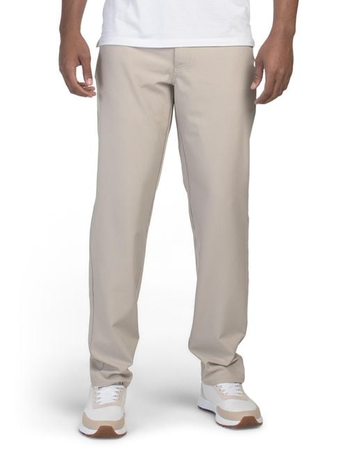 MARSHALLS Gray Five Pocket Performance Pants For for men