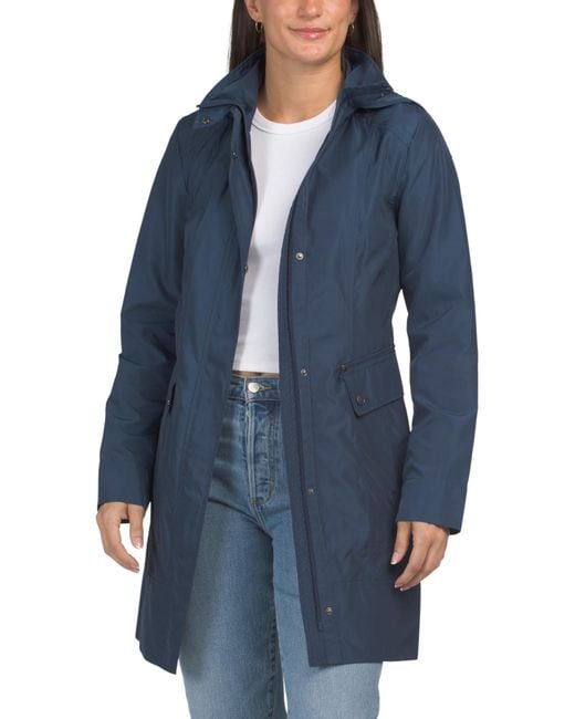 MARSHALLS Blue Packable Raincoat For