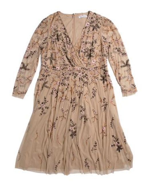 marshalls brown floral dress Andalusia dress in dark brown – BEDRA VINTAGE main image 0