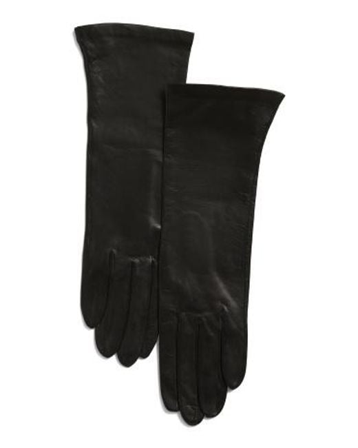 MARSHALLS Black Leather Basic Nappa Gloves For