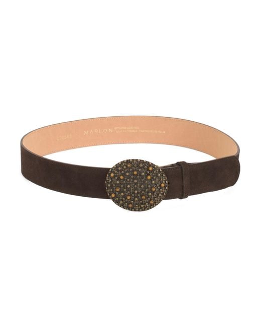 MARSHALLS White Suede Sami Belt