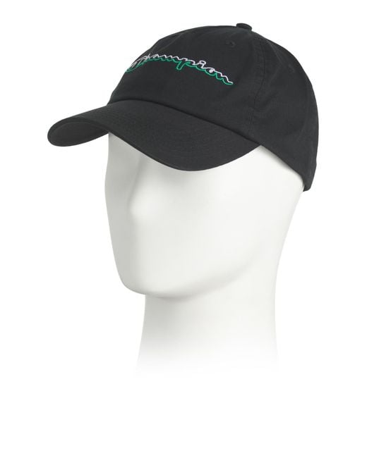 MARSHALLS Black Split Script Dad Adjustable Cap For for men