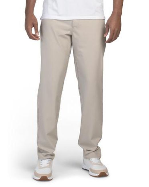 MARSHALLS Gray Five Pocket Performance Pants For for men