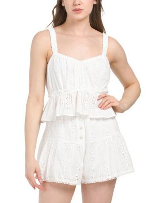 MARSHALLS White With The Wind Top For
