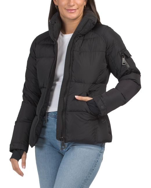 MARSHALLS Black Matte Down Puffer Jacket