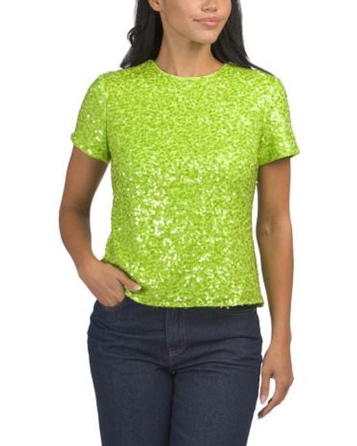 MARSHALLS Green Veronica Top For