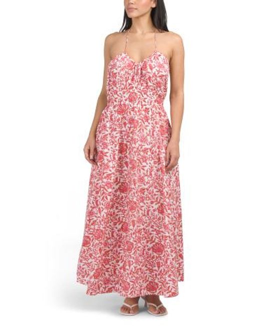 Marshalls Women's Pink Mirelle Floral Maxi Dress For - coffeafoods.com