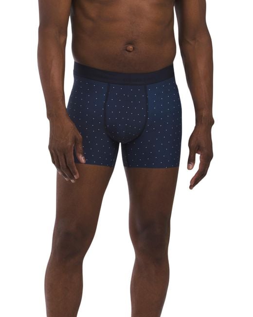 MARSHALLS Blue Micro Tech Boxer Briefs For for men