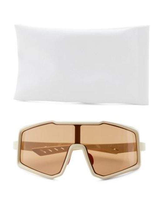 MARSHALLS White Shield Sunglasses For