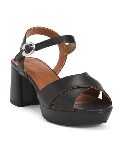 MARSHALLS Black Coco Heeled Sandals For