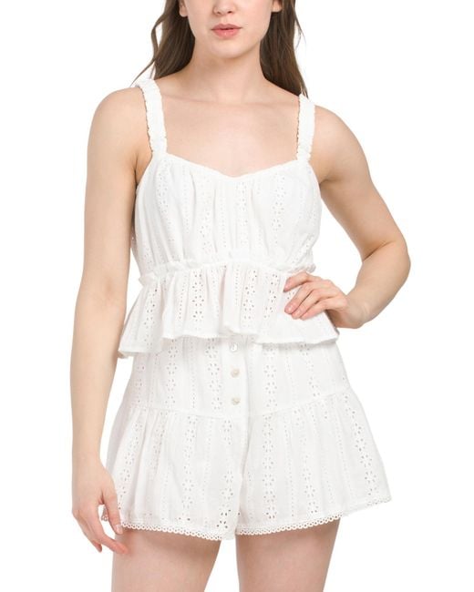 MARSHALLS White With The Wind Top For