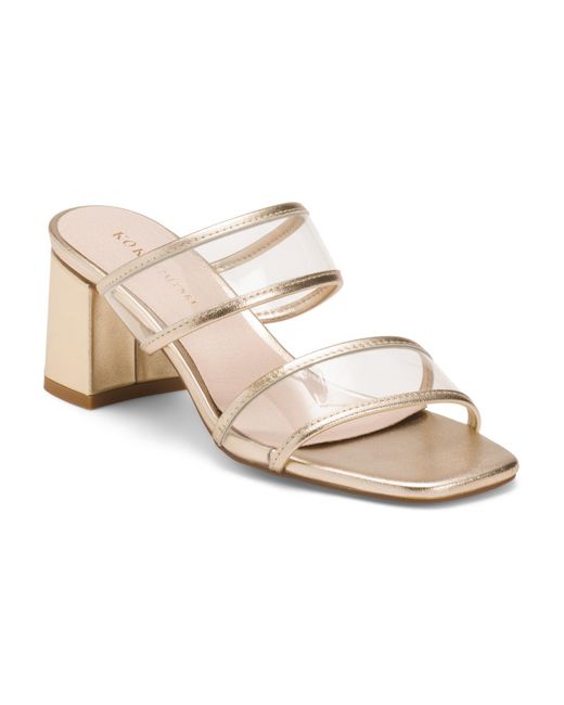MARSHALLS White Leather Ghost Heels For