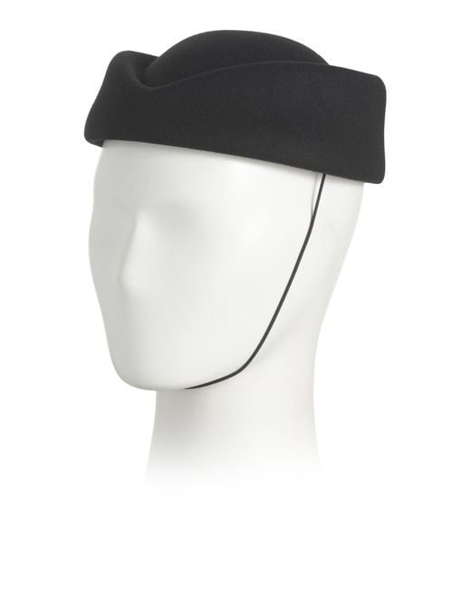 MARSHALLS Black Pill Box Hat For