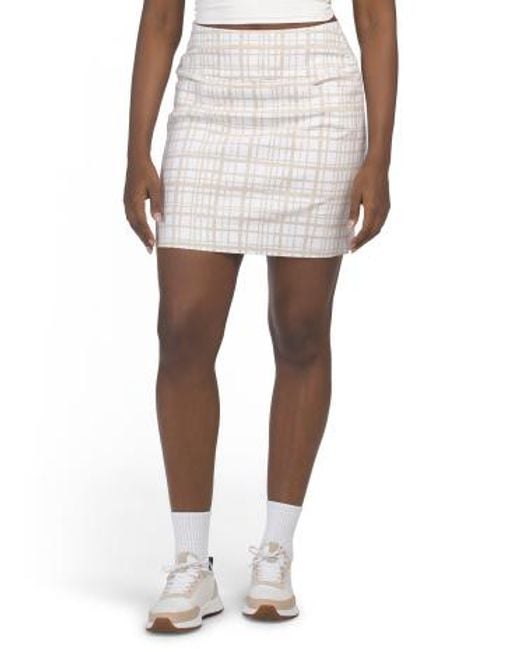 MARSHALLS White Techno Mini Skort For