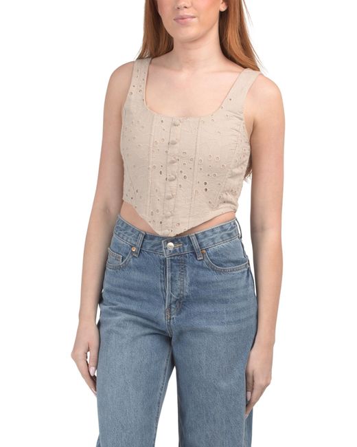 MARSHALLS Blue Nicky Top For