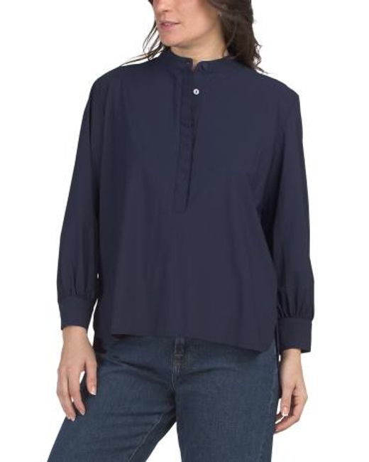 MARSHALLS Blue Candace Top For