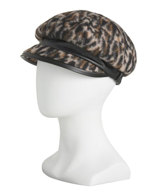 MARSHALLS White Wool Blend Cabby Cap For