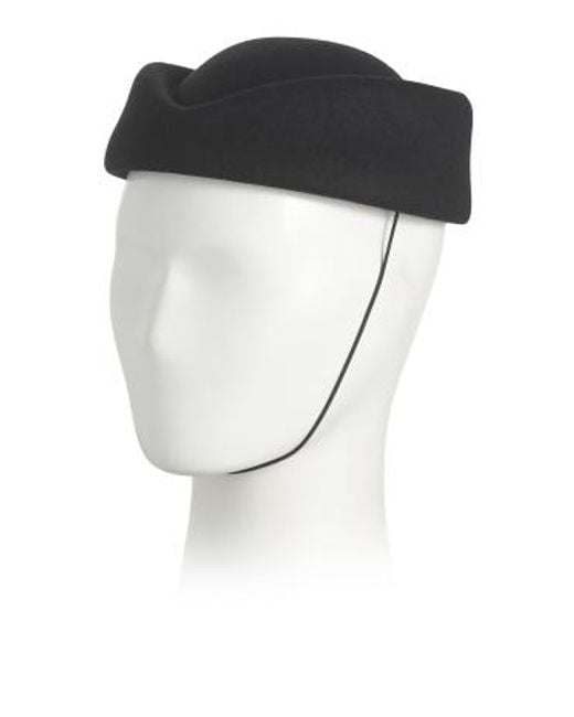 MARSHALLS Black Pill Box Hat For