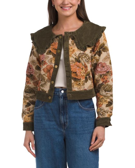 MARSHALLS Blue Tapestry Jacket For