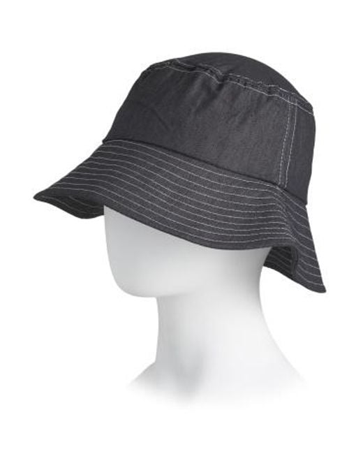 MARSHALLS Gray Chambray Bucket Hat