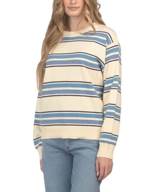 MARSHALLS Multicolor Striped Pullover Sweater For