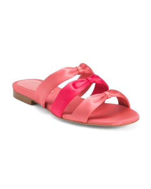 MARSHALLS Pink Jayla Flat Sandals For