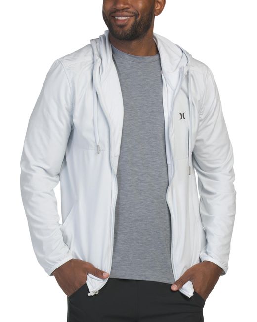 MARSHALLS Gray Full Zip Performance Jacket