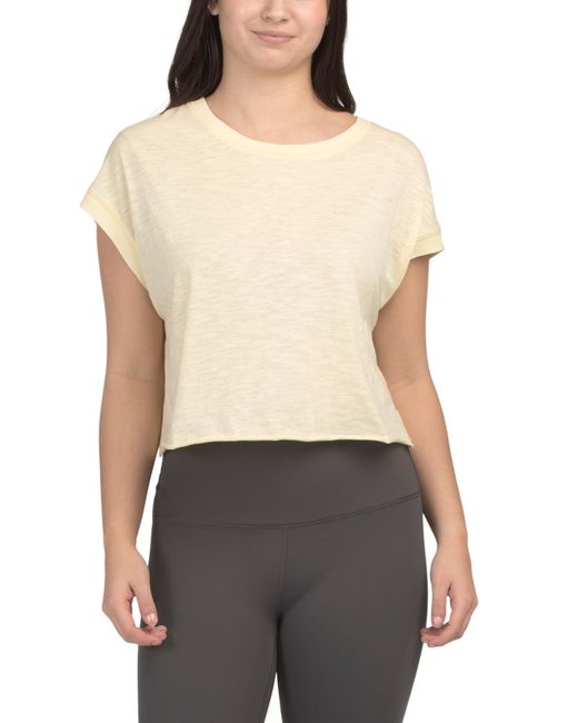 MARSHALLS Gray Cross Back Top For