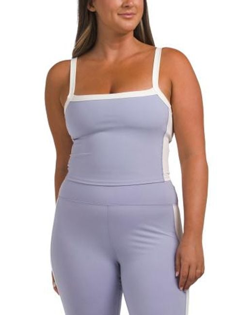 MARSHALLS Purple Sidelines Top For
