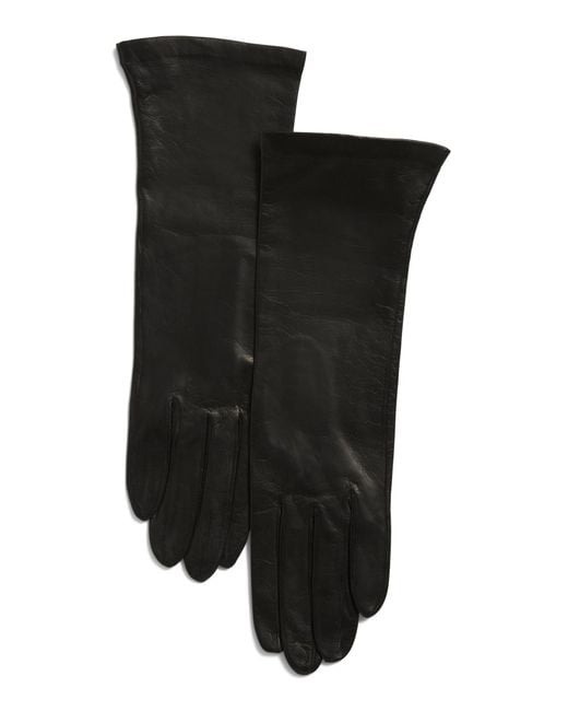 MARSHALLS Black Leather Basic Nappa Gloves For