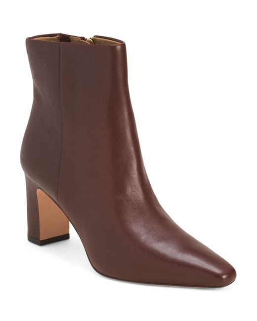MARSHALLS Brown Leather Eden Booties For