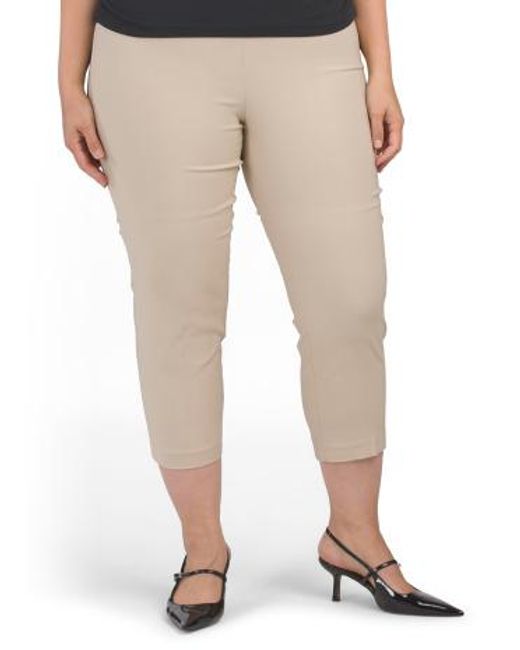 MARSHALLS Natural Plus Pull On Cropped Pants For