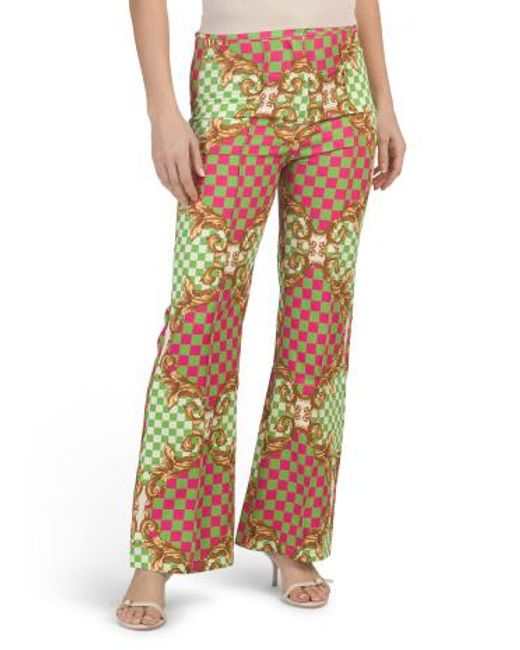 MARSHALLS Multicolor Checkered Bootcut Pants For