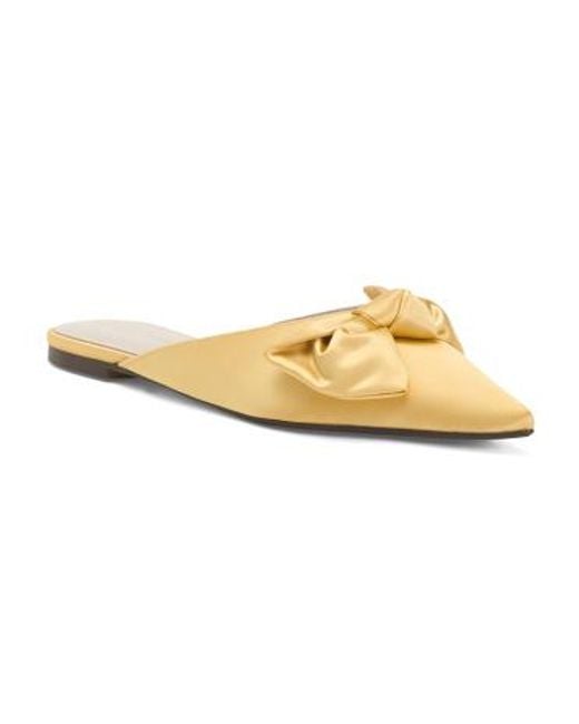 MARSHALLS Metallic Clara Bow Slides For