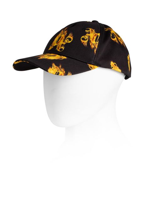 MARSHALLS Black All Over Burning Monogram Baseball Cap For for men