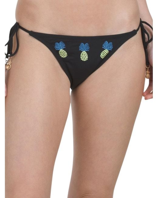 MARSHALLS Black String Bikini Bottoms For