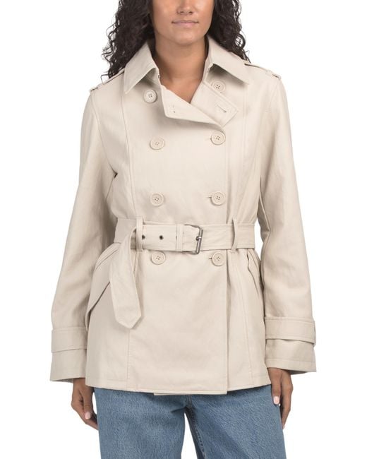 MARSHALLS Natural Trench Jacket For