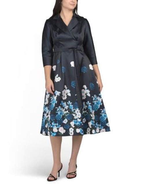 marshalls navy blue dress Navy a line dress with lace panels Marshalls