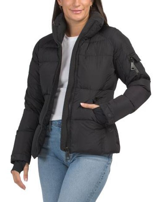 MARSHALLS Black Matte Down Puffer Jacket