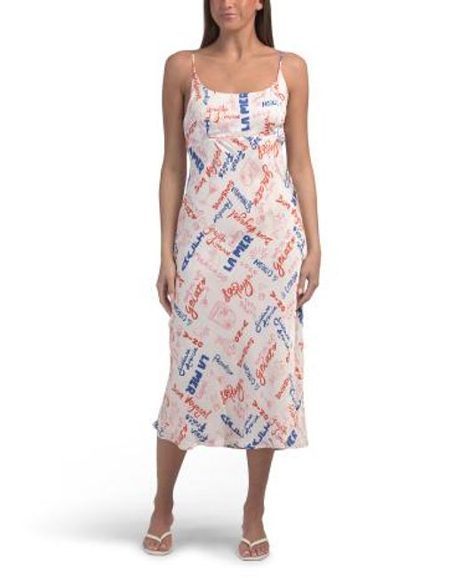white midi dress with scarf Laya - Scarf Knit Maxi Dress - Cream