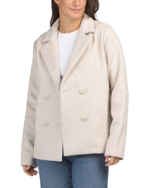 MARSHALLS Natural Wool Blend Ingrid Jacket For