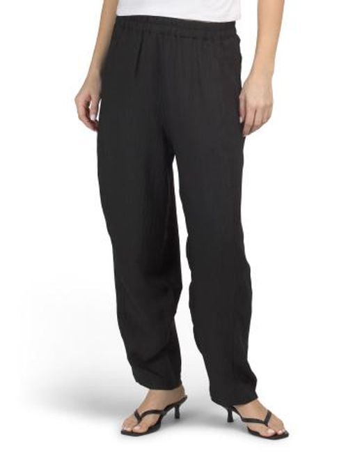 MARSHALLS Black Easy Pull On Pants For