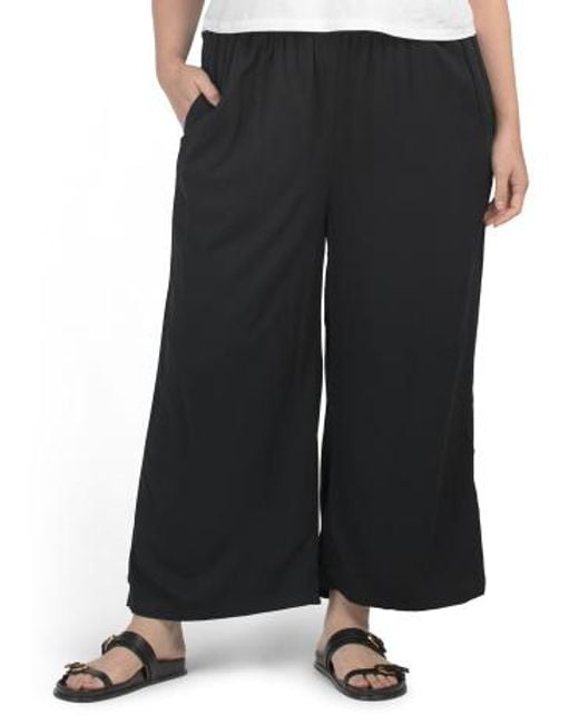 MARSHALLS Black Plus Pull On Pants For