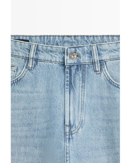 MASSIMO DUTTI Blue Tapered Fit Jeans for men