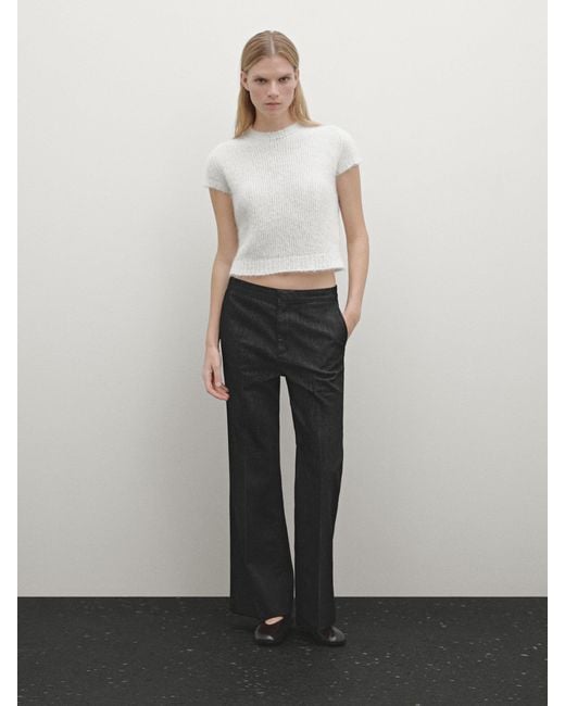 Pullover di MASSIMO DUTTI in White