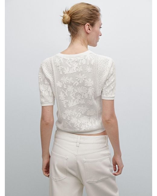 Cardigan di MASSIMO DUTTI in White