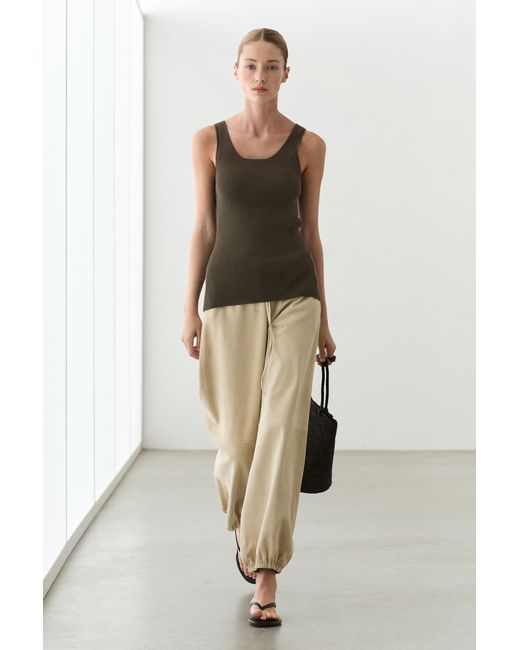 Top di MASSIMO DUTTI in Natural