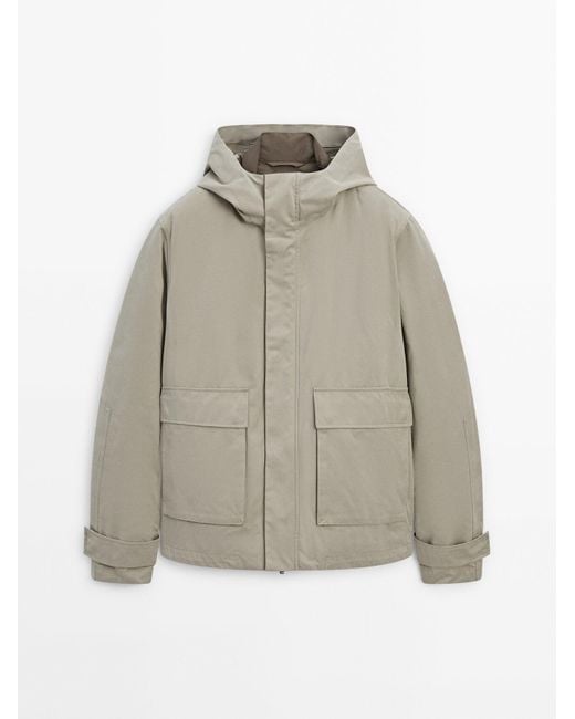 Michael kors hybrid stretch parka top