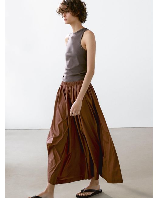 Massimo Dutti【NEW】Elastic technical fabric skirt Elastic technical fabric skirt · Black, Washed · Sunglasses